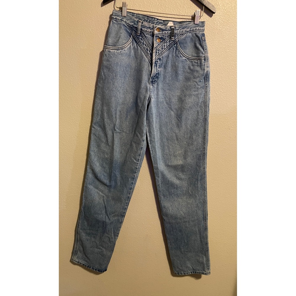 Vintage Rockies High Waist Jeans Women Size 31 Light Wash Western Style